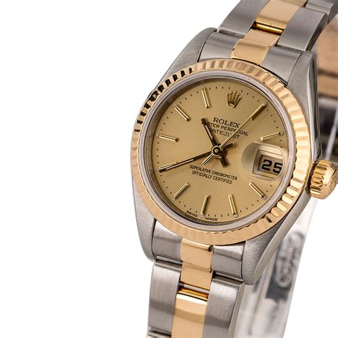 oyster perpetual datejust rolex two tone womens|Rolex Datejust 41mm two tone.